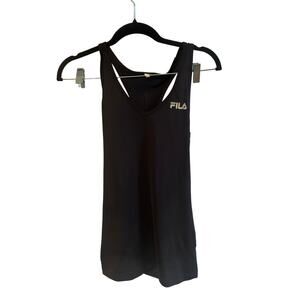 Fila Black Racerback Tank XS